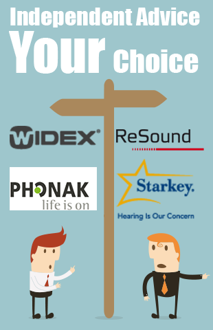 Choice of Hearing Aid Brands