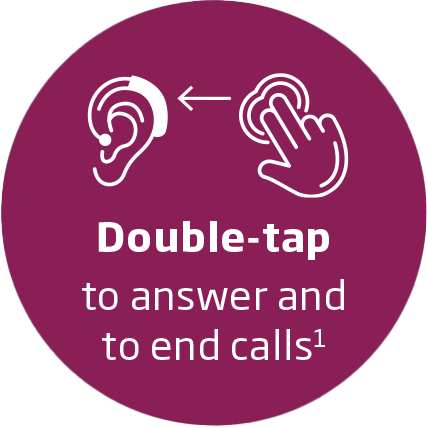Double Tap for hands-free Phone calls